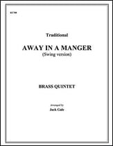 Away in a Manger Brass Quintet P.O.D. cover